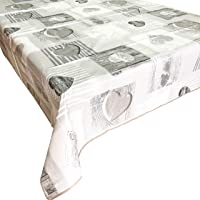 Los mejores  - FALA BRAND Mantel De Mesa Plastificado Rectangular Y Cuadrado Resistente A Las Manchas - Mantel De PVC En Diferentes…